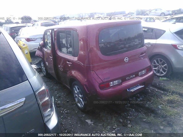 JN8AZ2KR4AT152840 - 2010 NISSAN CUBE S/SL/KROM RED photo 3