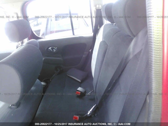 JN8AZ2KR4AT152840 - 2010 NISSAN CUBE S/SL/KROM RED photo 8