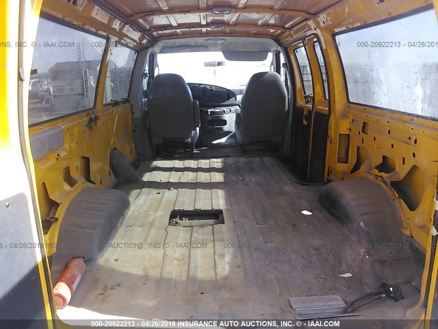 1FTNE24L88DA88985 - 2008 FORD ECONOLINE E250 VAN WHITE photo 8