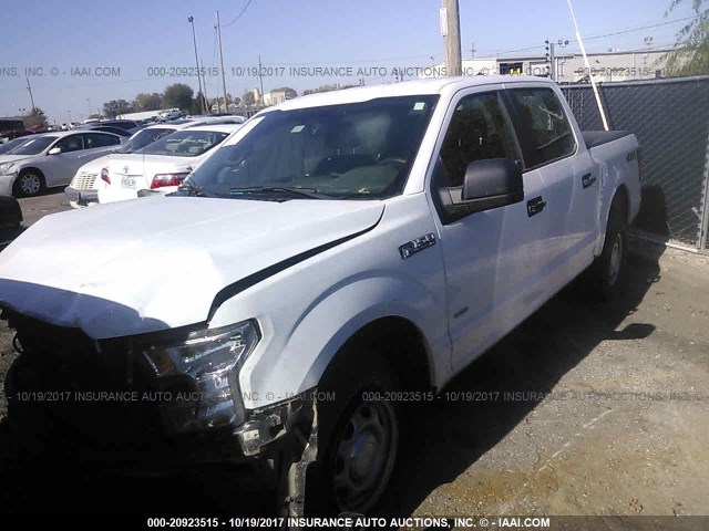1FTEW1EP5FKD89442 - 2015 FORD F150 SUPERCREW WHITE photo 2