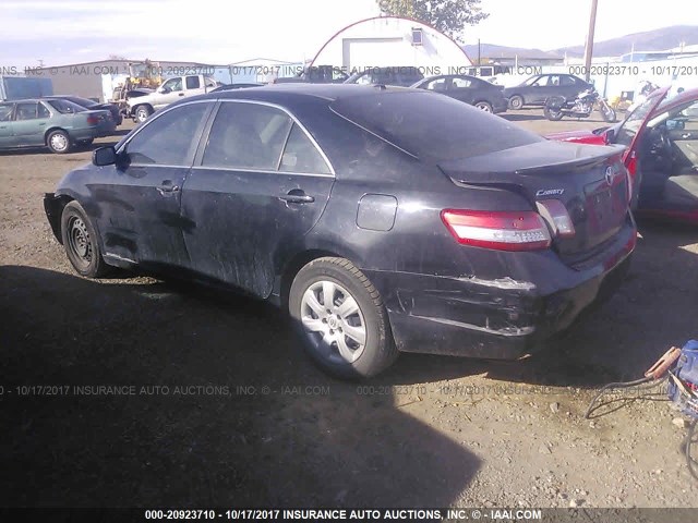 4T1BF3EK9BU729673 - 2011 TOYOTA CAMRY SE/LE/XLE BLACK photo 3