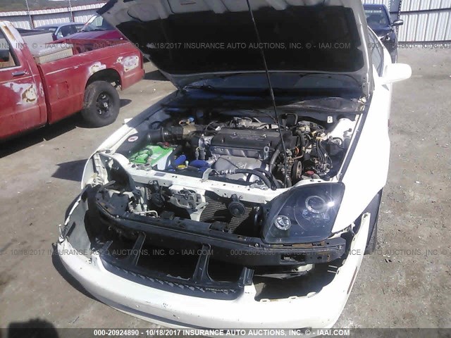 JHMBB6247YC001984 - 2000 HONDA PRELUDE WHITE photo 6