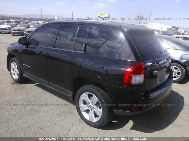 1C4NJCEB9DD102474 - 2013 JEEP COMPASS LATITUDE 黑色 照片 3