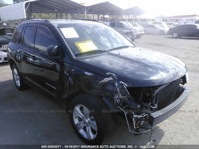 1C4NJCEB9DD102474 - 2013 JEEP COMPASS LATITUDE 黑色 照片 6