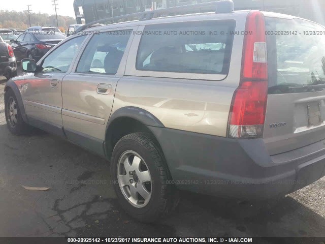 YV1SZ58D911045267 - 2001 VOLVO V70 XC TAN photo 3