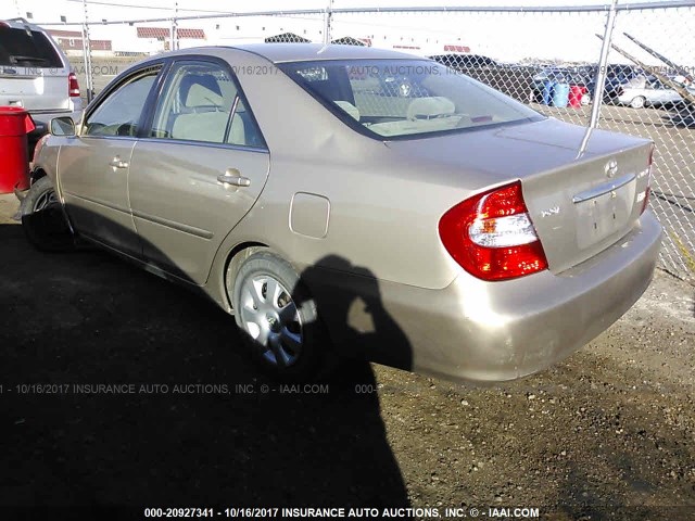 4T1BE32KX4U832904 - 2004 TOYOTA CAMRY LE/XLE/SE 棕色 照片 3