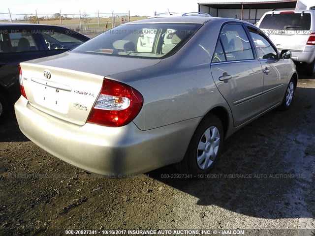 4T1BE32KX4U832904 - 2004 TOYOTA CAMRY LE/XLE/SE 棕色 照片 4