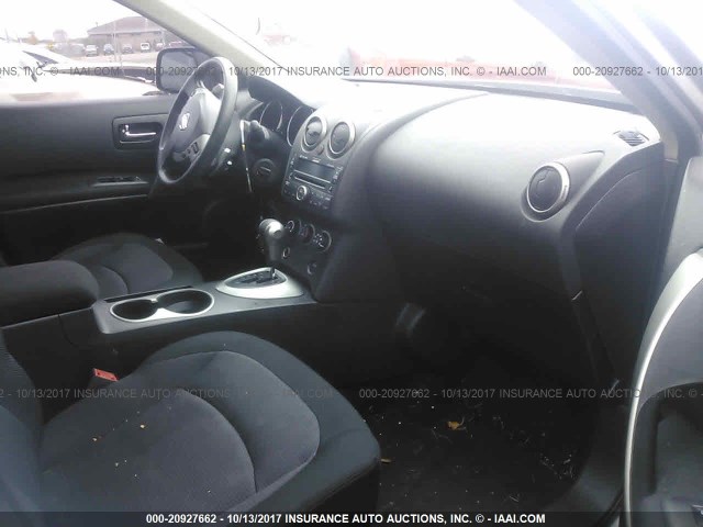 JN8AS58V58W111376 - 2008 NISSAN ROGUE S/SL SILVER photo 5