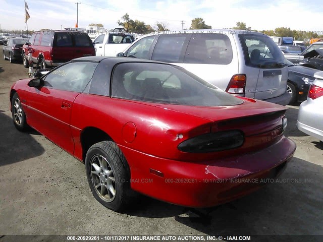 2G1FP22G922116495 - 2002 CHEVROLET CAMARO Z28 RED photo 3