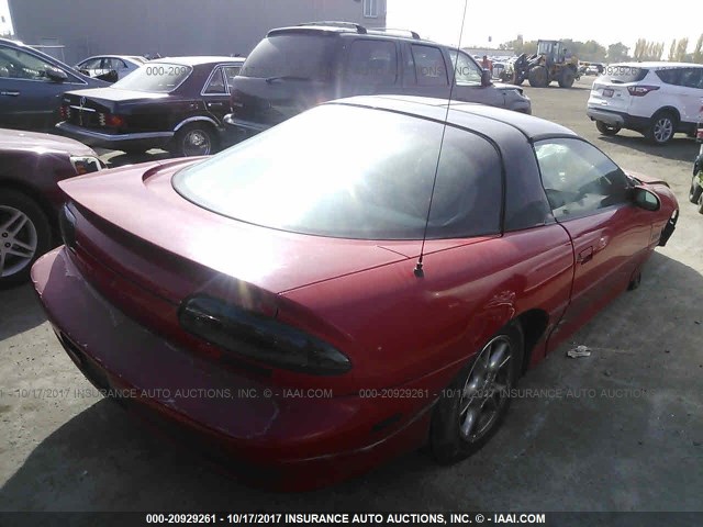 2G1FP22G922116495 - 2002 CHEVROLET CAMARO Z28 RED photo 4