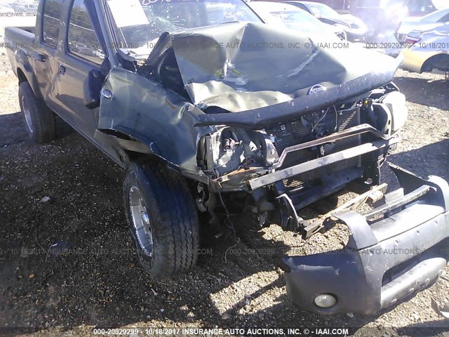 1N6MD27Y13C423327 - 2003 NISSAN FRONTIER CREW CAB SC GREEN photo 6