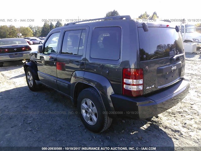 1J4PN2GK7BW502873 - 2011 JEEP LIBERTY SPORT 灰色 照片 3
