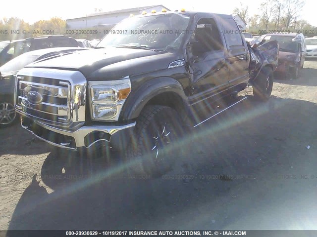 1FT8W3BT7FEC63298 - 2015 FORD F350 SUPER DUTY BLACK photo 2