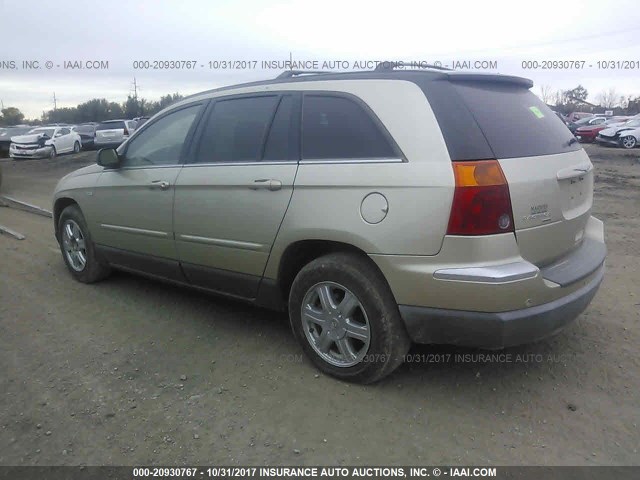 2C8GF68425R310749 - 2005 CHRYSLER PACIFICA TOURING TAN photo 3