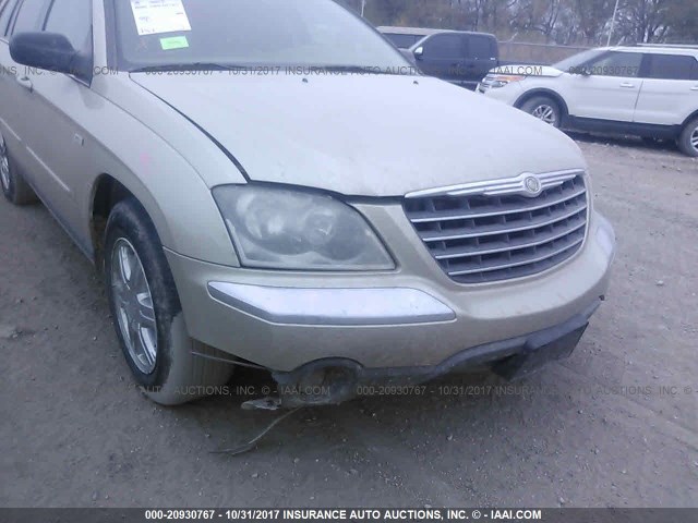 2C8GF68425R310749 - 2005 CHRYSLER PACIFICA TOURING TAN photo 6