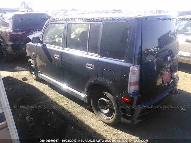 JTLKT324154022577 - 2005 TOYOTA SCION XB BLUE photo 3