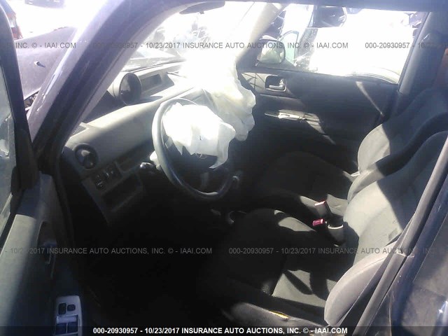 JTLKT324154022577 - 2005 TOYOTA SCION XB BLUE photo 5