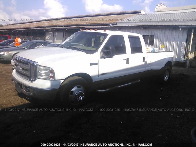 1FTWW32P95EC22213 - 2005 FORD F350 SUPER DUTY WHITE photo 2