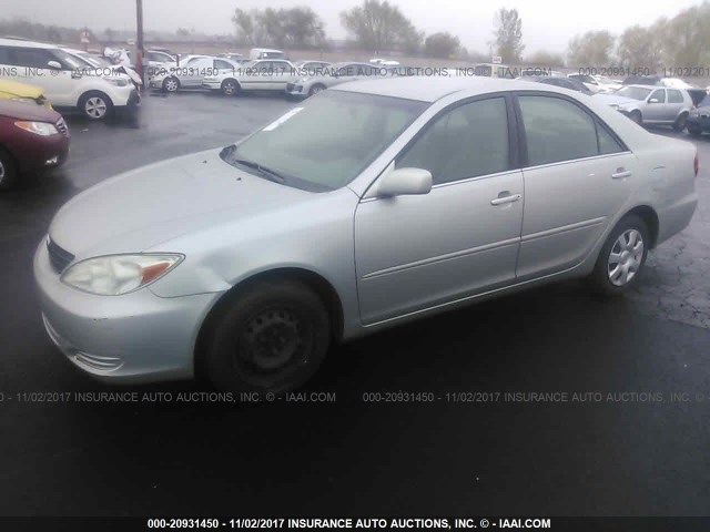 4T1BE32K93U244328 - 2003 TOYOTA CAMRY LE/XLE/SE Gümüş foto 2
