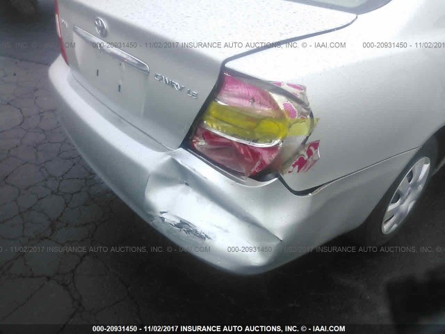 4T1BE32K93U244328 - 2003 TOYOTA CAMRY LE/XLE/SE Gümüş foto 6