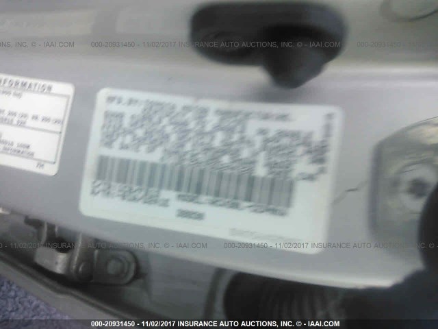 4T1BE32K93U244328 - 2003 TOYOTA CAMRY LE/XLE/SE Gümüş foto 9