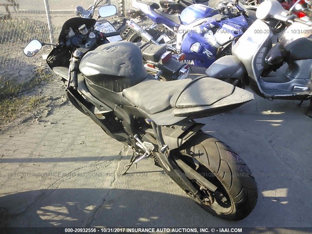 JYARJ16E28A002170 - 2008 YAMAHA YZFR6 BLACK photo 3