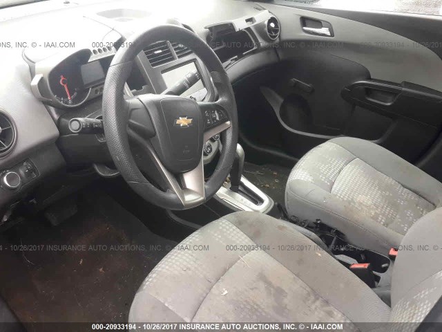 1G1JA6SG2E4160520 - 2014 CHEVROLET SONIC LS Կապույտ լուսանկար 5