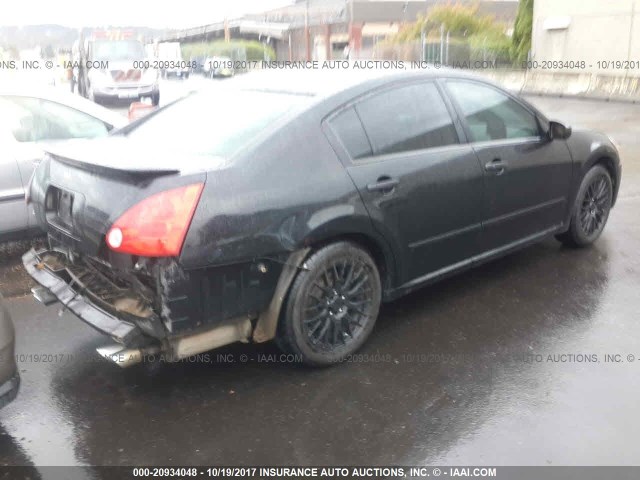 1N4BA41E67C837020 - 2007 NISSAN MAXIMA SE/SL BLACK photo 4