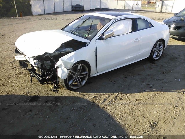 WAUGVAFR8CA001629 - 2012 AUDI S5 PREMIUM PLUS 白色 照片 2