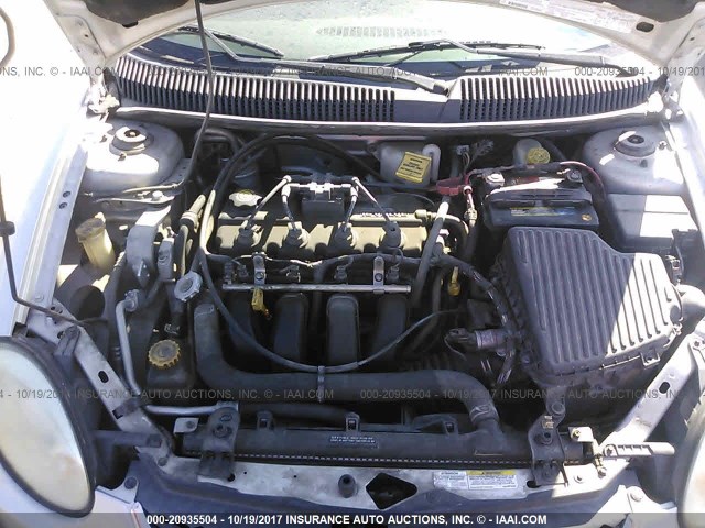 1B3ES26C74D542709 - 2004 DODGE NEON SE SILVER photo 10