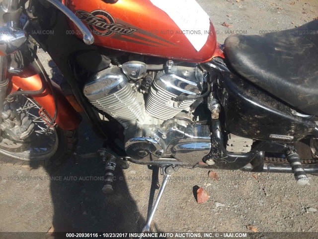 JH2PC21375M601343 - 2005 HONDA VT600 CD ORANGE photo 9