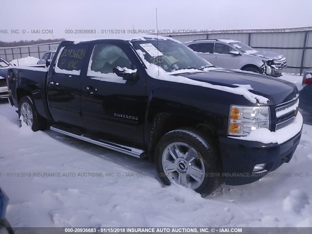 3GCPKTE77DG301933 - 2013 CHEVROLET SILVERADO K1500 LTZ BLACK photo 1