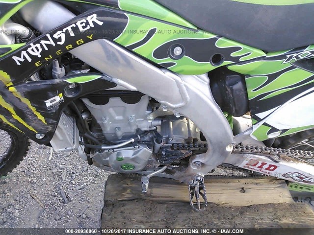 JKAKXGFC8FA031962 - 2015 KAWASAKI KX450 F GREEN photo 9