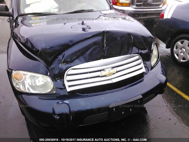 3GNCA33D08S724051 - 2008 CHEVROLET HHR LS BLUE photo 6