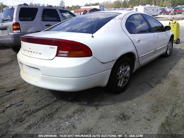 2B3HD46R23H555246 - 2003 DODGE INTREPID SE WHITE photo 4