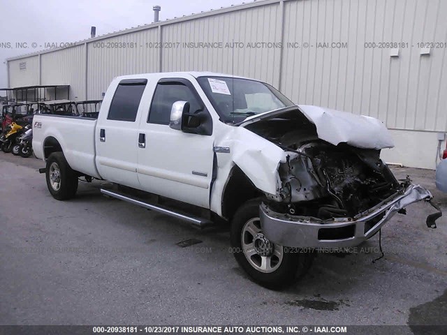 1FTWW31PX5ED31197 - 2005 FORD F350 SRW SUPER DUTY WHITE photo 1