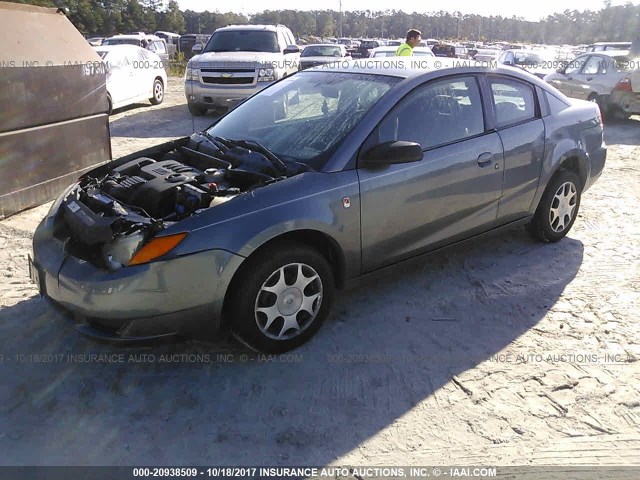 1G8AN12F65Z155842 - 2005 SATURN ION LEVEL 2 GRAY photo 2