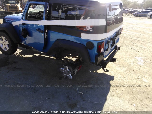 1C4AJWAG5GL306796 - 2016 JEEP WRANGLER SPORT ლურჯი ფოტო 3