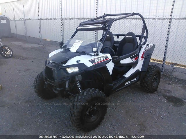 3NSVBA876GH102862 - 2016 POLARIS RZR S 900 WHITE photo 2