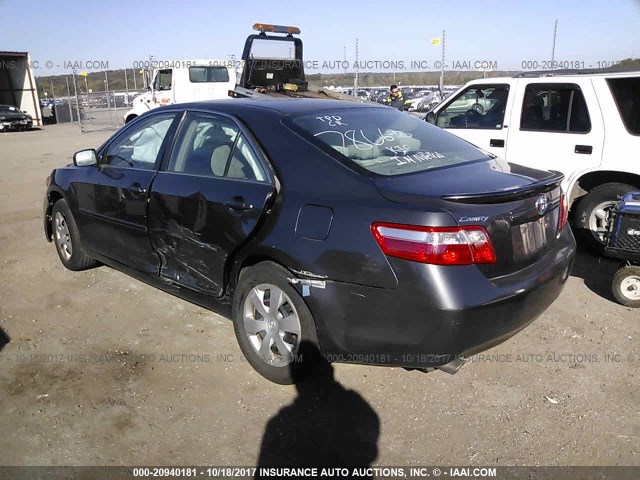 4T1BK46K17U051086 - 2007 TOYOTA CAMRY NEW GENERAT LE/XLE/SE SILVER photo 3