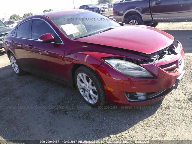 1YVHZ8EH9D5M08277 - 2013 MAZDA 6 TOURING PLUS RED photo 1