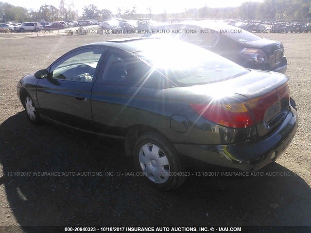 1G8ZP128X1Z263261 - 2001 SATURN SC1 GREEN photo 3