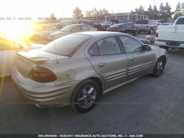 1G2NF52FX2C175428 - 2002 PONTIAC GRAND AM SE1 TAN photo 4