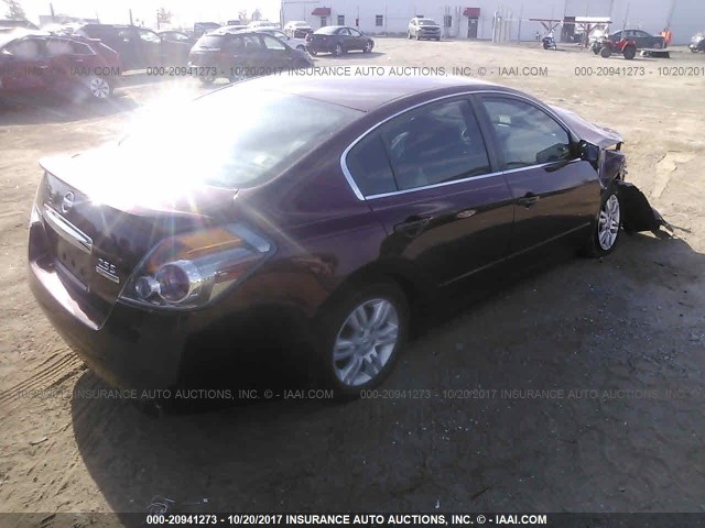 1N4AL2AP4BN415787 - 2011 NISSAN ALTIMA S RED photo 4