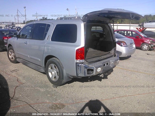 5N1AA08A26N726562 - 2006 NISSAN ARMADA SE/LE SILVER photo 3