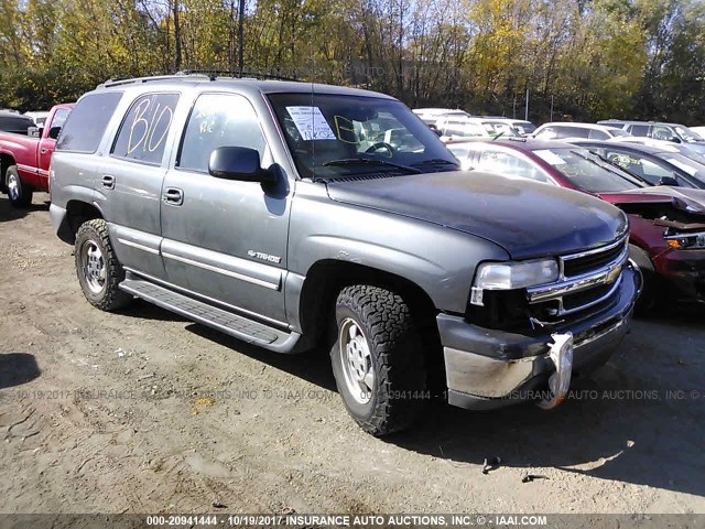 1GNEK13T51J157036 - 2001 CHEVROLET TAHOE K1500 GRAY photo 1