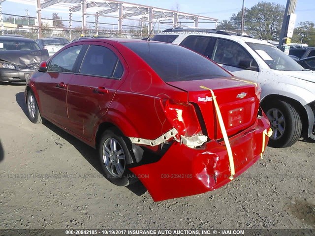 1G1JA5SH1C4169029 - 2012 CHEVROLET SONIC LS 红色 照片 6