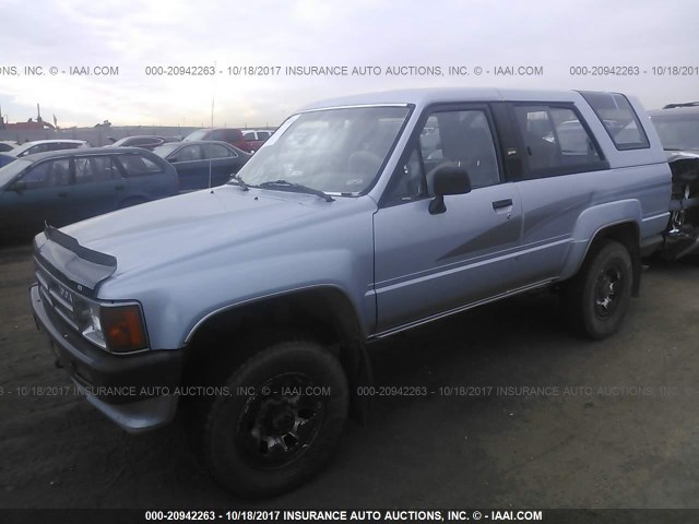 JT3VN66W7K0030030 - 1989 TOYOTA 4RUNNER VN66 SR5 GRAY photo 2