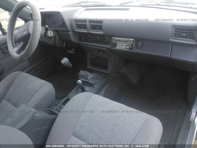 JT3VN66W7K0030030 - 1989 TOYOTA 4RUNNER VN66 SR5 GRAY photo 5