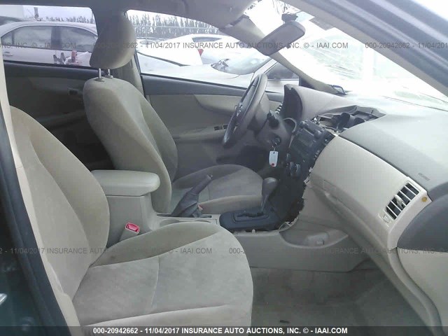 JTDBL40E59J002207 - 2009 TOYOTA COROLLA LE/XLE BLACK photo 5